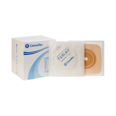 Sur-Fit Natura Trim to Fit Ostomy Barrier Stomahesive® Tan Tape 57 mm Flange 10 per Box 125265 - KatyMedSolutions