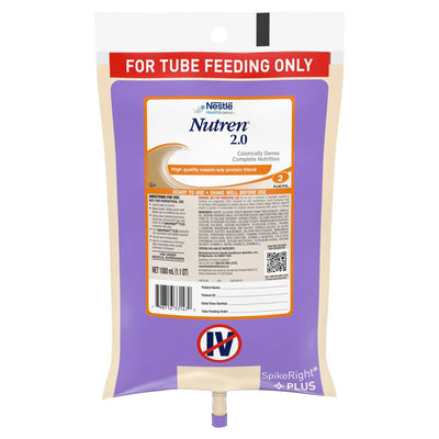 Nutren 2.0 Ready to Hang Tube Feeding Formula, 33.8 oz. Bag