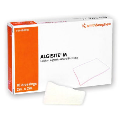 AlgiSite M Calcium Alginate Dressing, 2 x 2 inch