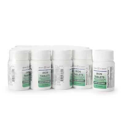 Geri-Care Iron Mineral Supplement, 100 Tablets per Bottle