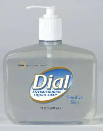 Dial Sensitive Antimicrobial Soap 16 oz. Pump Bottle