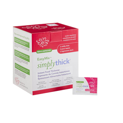 SimplyThick Easy Mix Nectar Consistency Food and Beverage Thickener, 6 Gram Packet