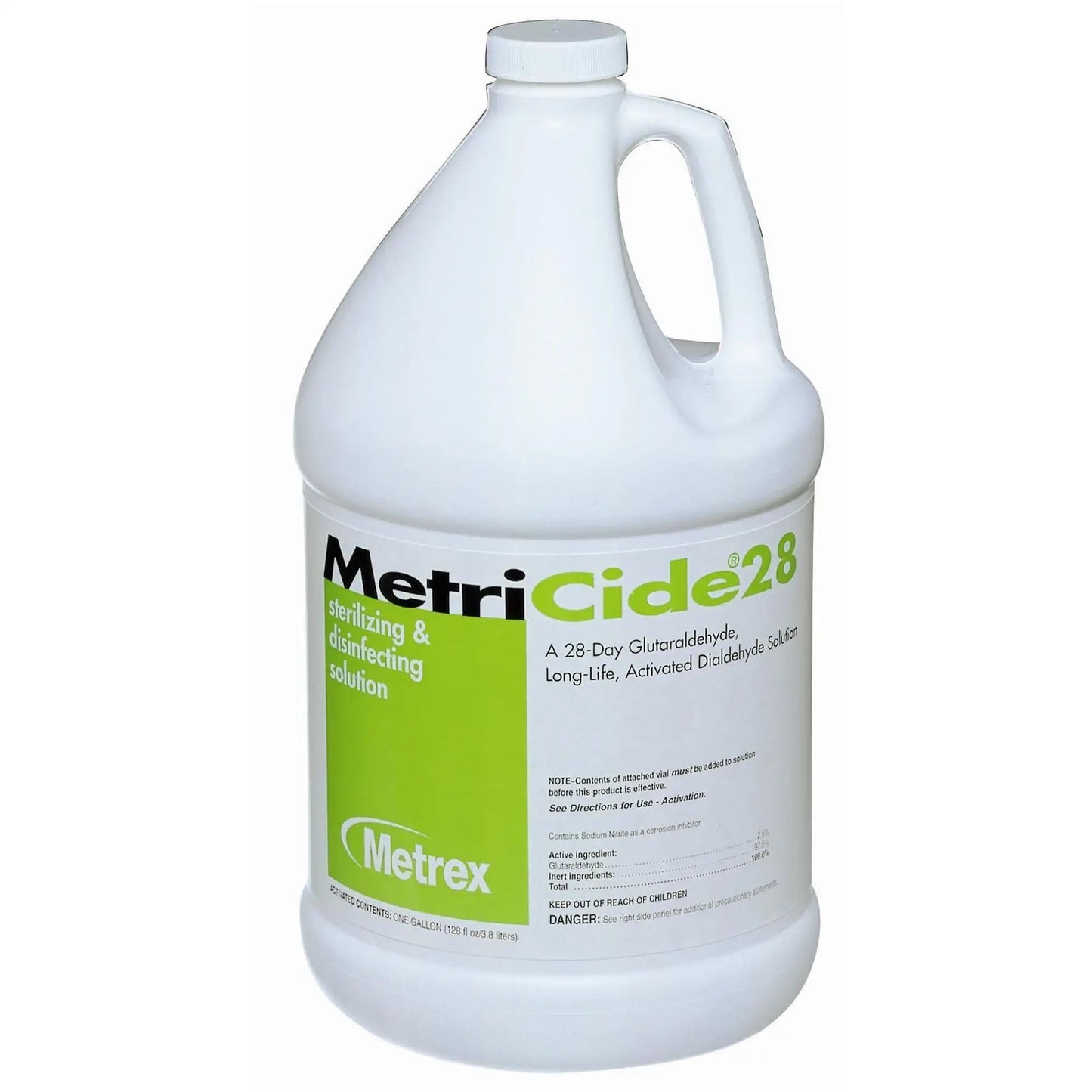 Metrex Research MetriCide 28 Glutaraldehyde High-Level Disinfectant, 1 gal Jug