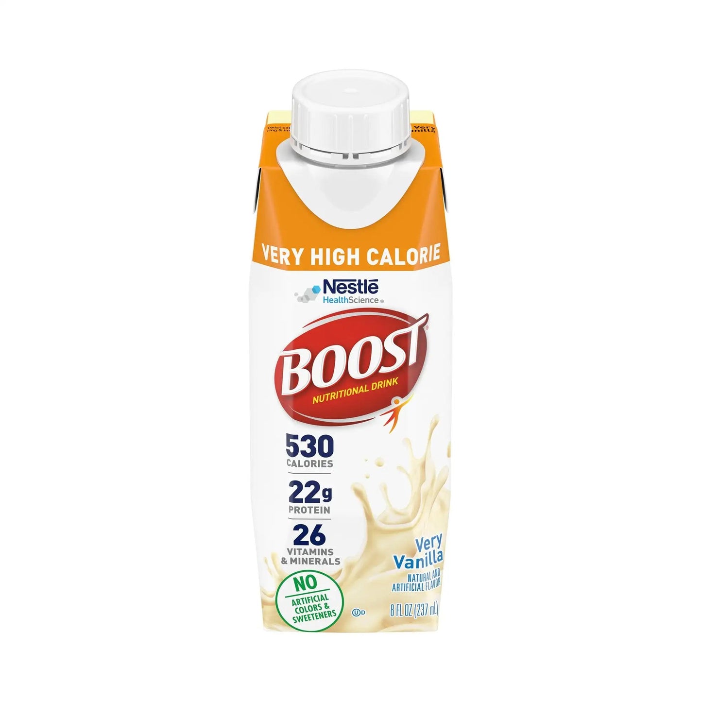 Boost Very High Calorie Vanilla Oral Supplement, 8 oz. Carton