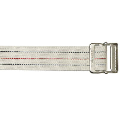 SkiL-Care Standard Gait Belt with Metal Buckle, Pinstripe, 60 Inch