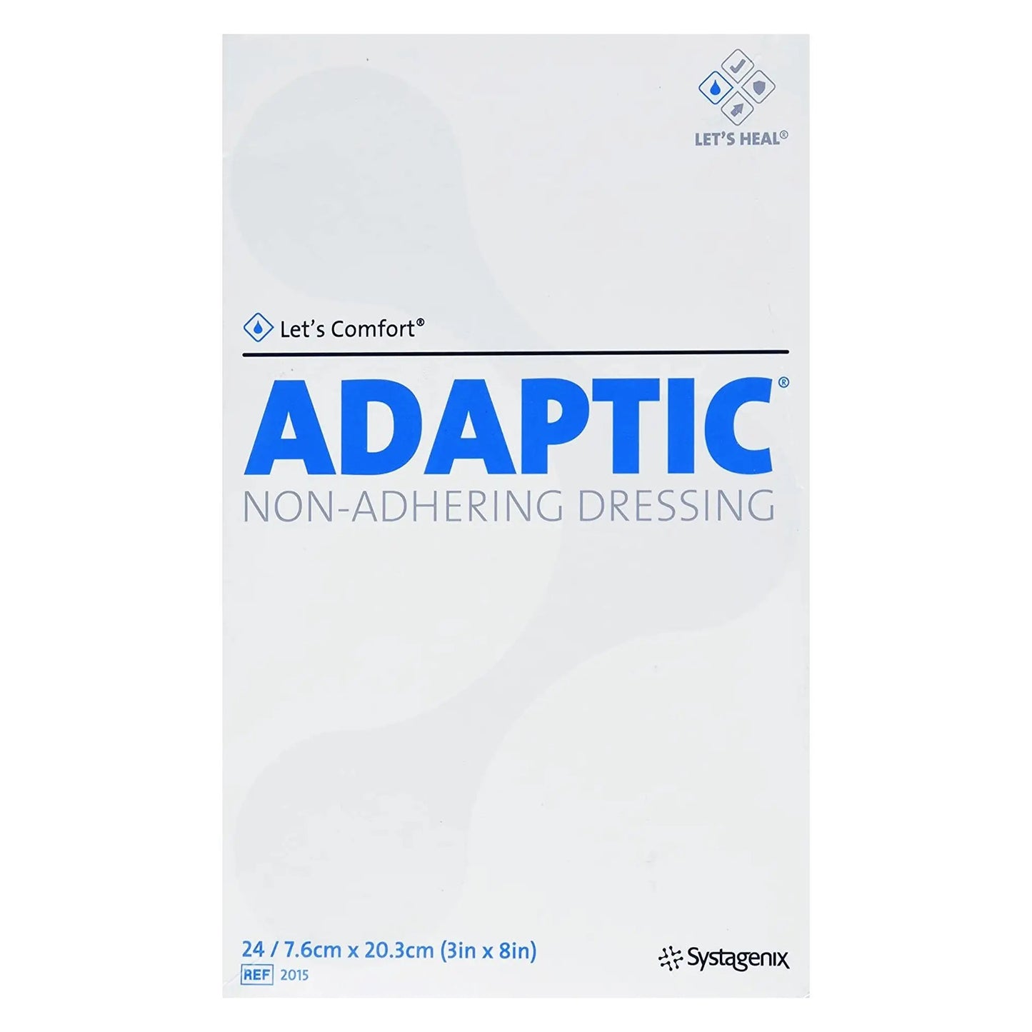 Systagenix Adaptic Sterile Non-Adherent Gauze Dressing, 3 x 8 Inch