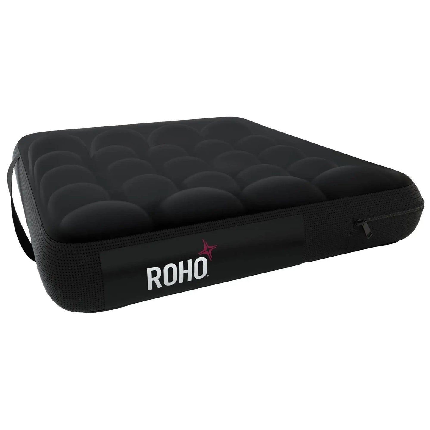 ROHO Mosaic Seat Cushion, 18 in. W x 16 in. D x 3 in. H, Air Cells, Black, Inflatable
