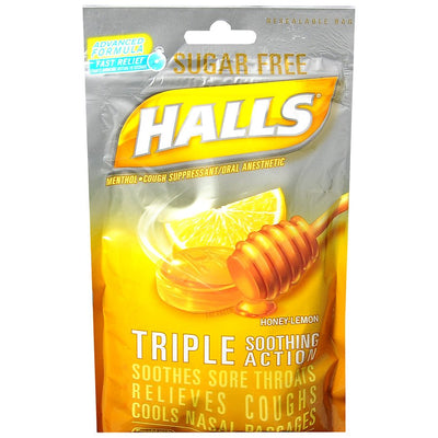 Halls Cold and Cough Relief, 25 Lozenges per Bag