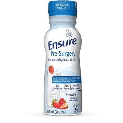 Abbott Ensure Pre-Surgery Strawberry Oral Supplement 10 oz. Bottle