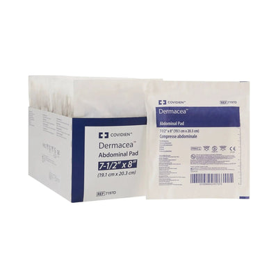 Abdominal Pad Dermacea 7-1/2 X 8 Inch 1 per Pack Sterile Rectangle