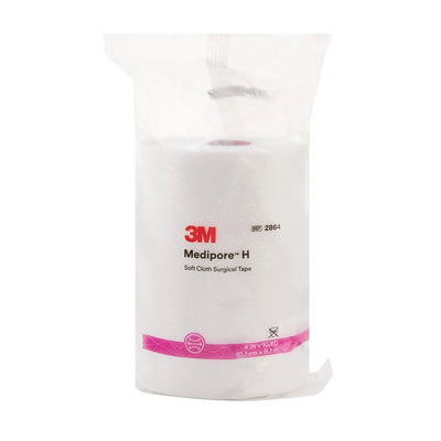 3M Medipore H Medical White Tape, 4 Inch x 10 Yard