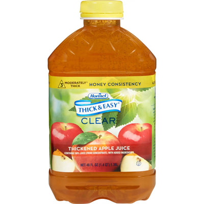 Thick & Easy Honey Consistency Apple Flavor Thickened Beverage, 46 oz. Bottle
