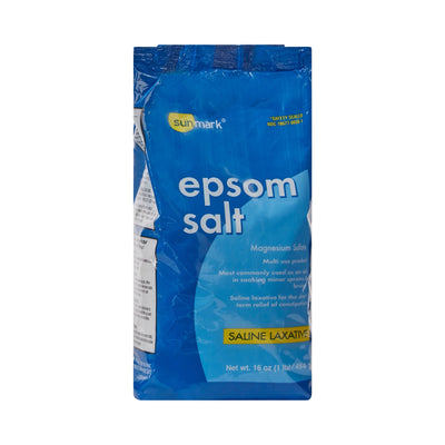 sunmark Magnesium Sulfate USP Epsom Salt, 1 lb. Pouch