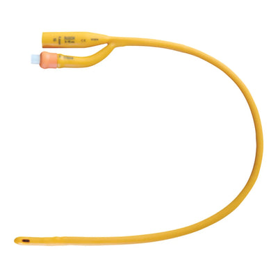 Foley Catheter Rusch Gold 2-Way Standard Tip 5 cc Balloon 16 Fr. Silicone Coated Latex