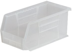 Storage Bin AkroBins Clear Plastic 5 X 5-1/2 X 10-7/8 Inch