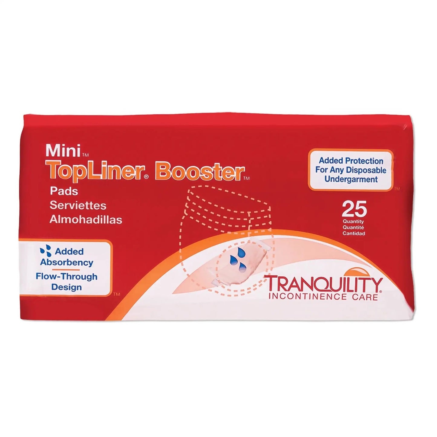 Tranquility TopLiner Super Added Absorbency Incontinence Booster Pad