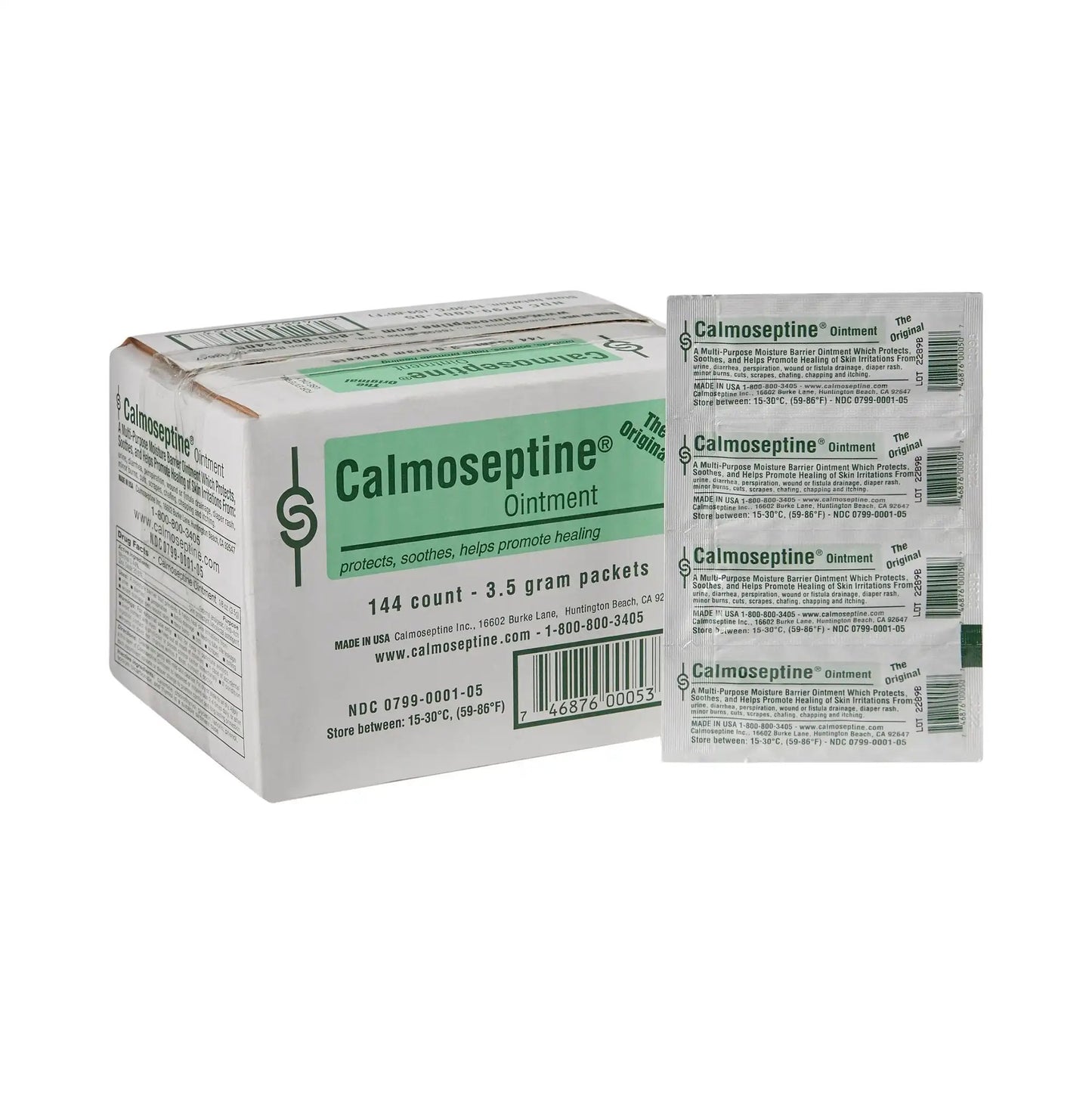 Calmoseptine Skin Protectant 0.125 oz. Individual Packet