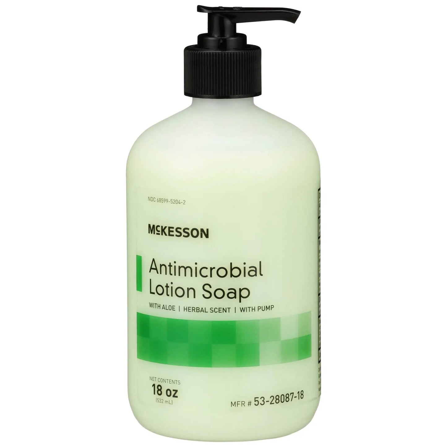 Antimicrobial Soap Lotion 18 oz. Pump Bottle Herbal Scent SOAP, ANTIMICRO LOTION ALOE W/PUMP 18OZ
