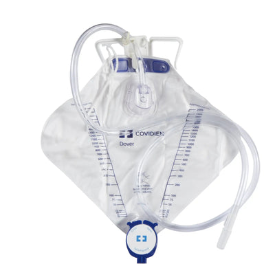Urinary Drainage Bag Dover 2000 mL Sterile Anti-Reflux Barrier