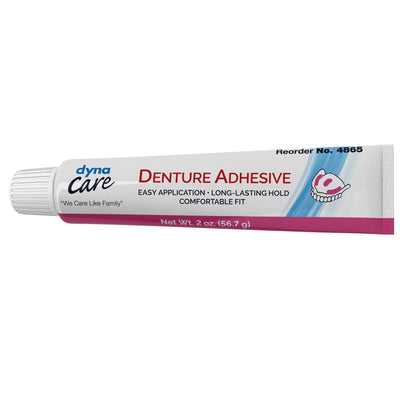 dynarex Denture Adhesive Cream, 2 oz. Tube