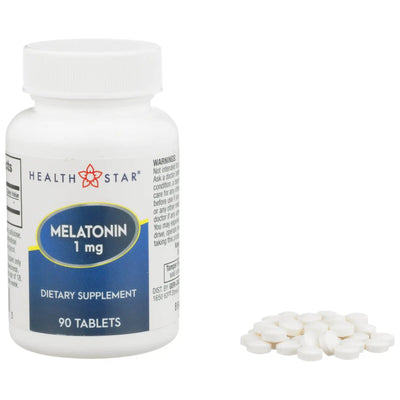 Geri-Care Melatonin Natural Sleep Aid, 90 Tablet per Bottle