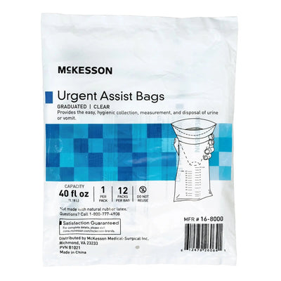 Emesis Bag McKesson 40 oz. Clear / White