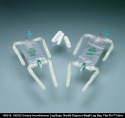 Bard Dispoz-a-Bag Urinary Leg Bag 19 oz Flip-Flo