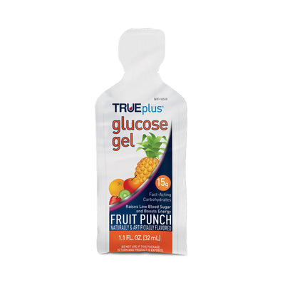 TRUEplus Fruit Punch Glucose Supplement, 1.1 oz Gel
