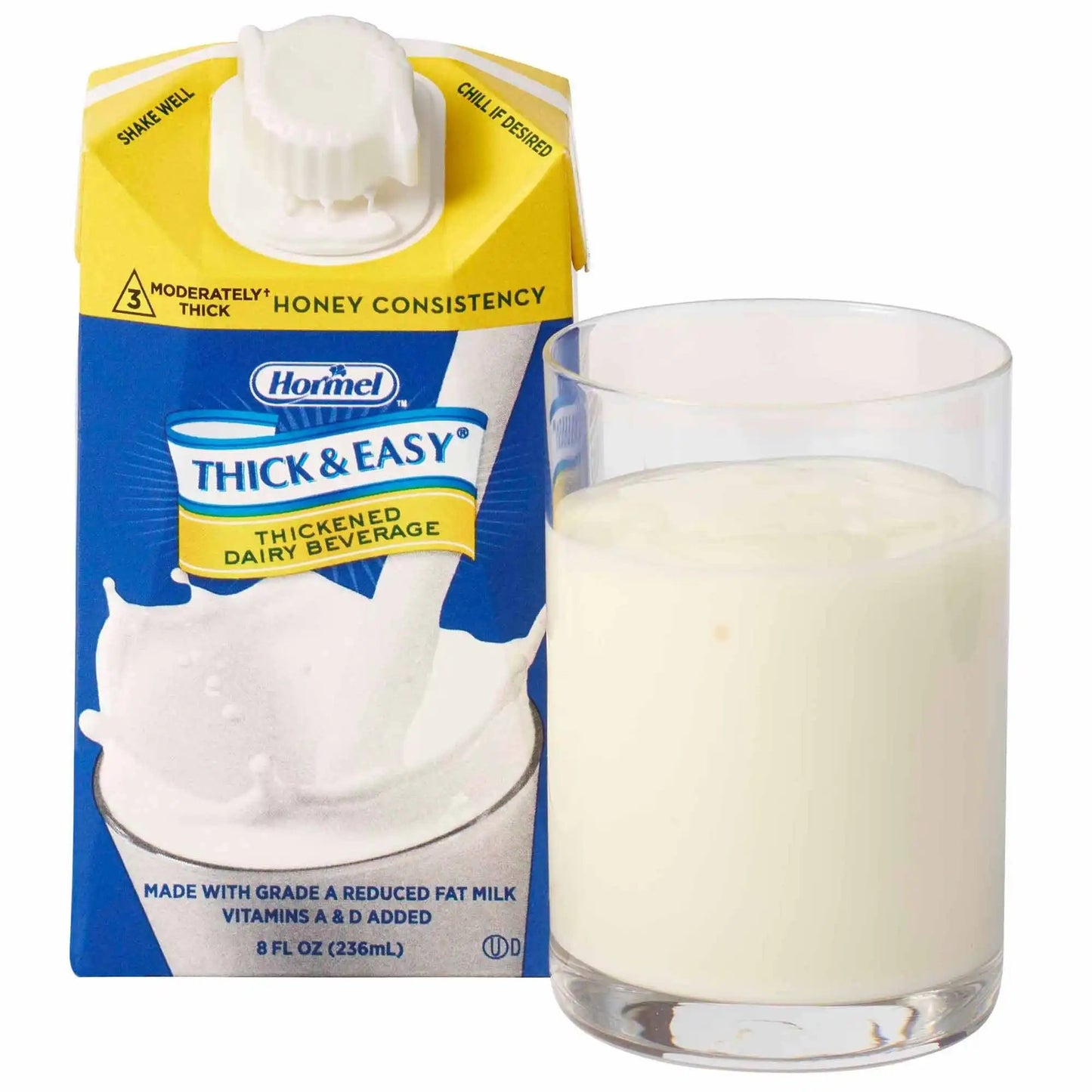 Thick & Easy Dairy Honey Consistency Milk Thickened Beverage, 8 oz. Carton