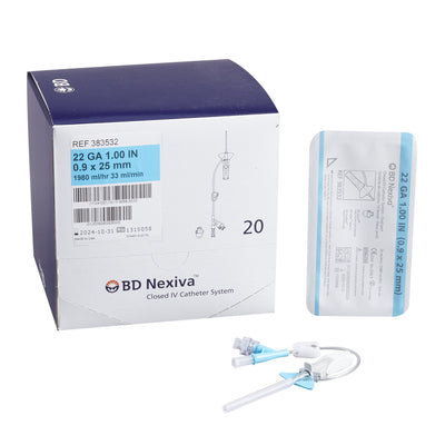 Nexiva Closed IV Catheter, 22 Gauge
