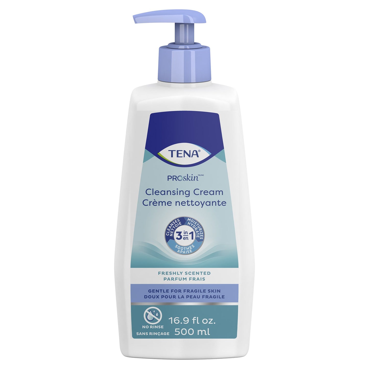 TENA Body Wash & Shampoo, Scented, 16.9 oz. Bottle