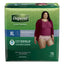 Depend FIT-FLEX Female Adult Absorbent Underwear Tan