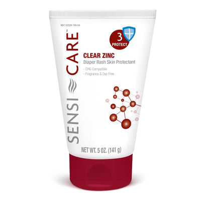 Skin Protectant Sensi-Care Clear Zinc 5 oz. Tube Unscented Cream CHG Compatible