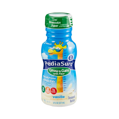 Abbott PediaSure Grow & Gain with Fiber Vanilla Pediatric Oral Supplement 8 oz. Bottle