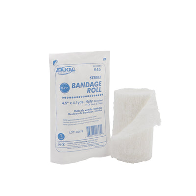Dukal Sterile Fluff Bandage Roll, 4½ Inch X 4-1/10 Yard