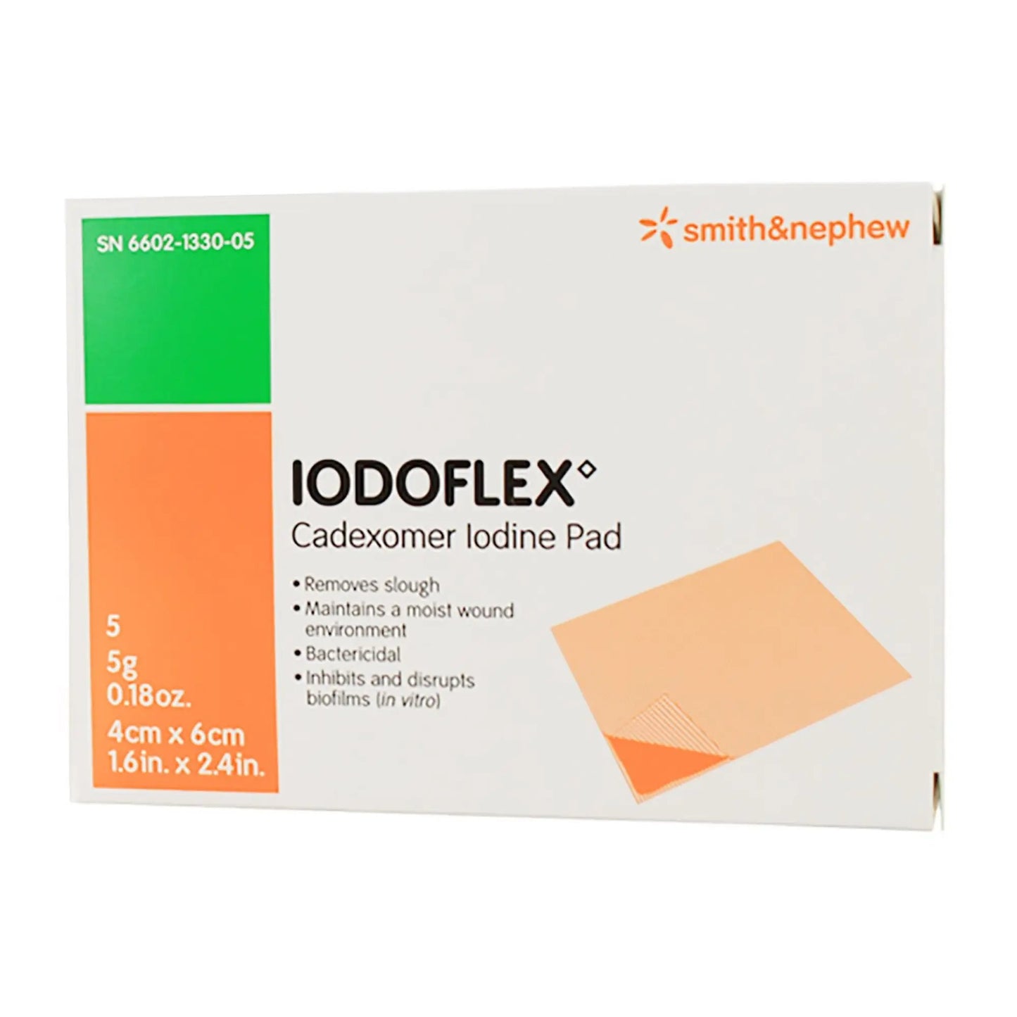 Iodoflex Impregnated Dressing, 1½ x 2-‚¬¦œ Inch