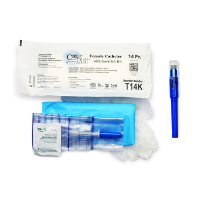 Cure Twist Intermittent Catheter Kit, 14 Fr.