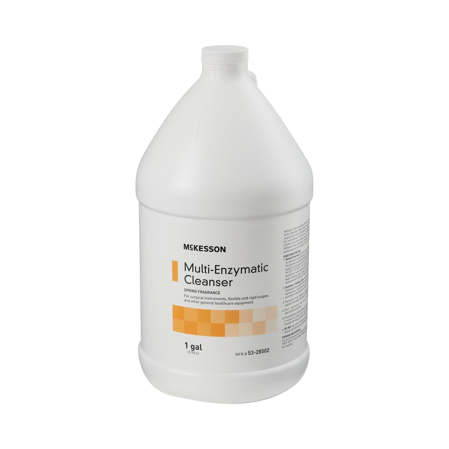 McKesson Multi-Enzymatic Instrument Detergent 1 gal Jug Spring Fresh Scent