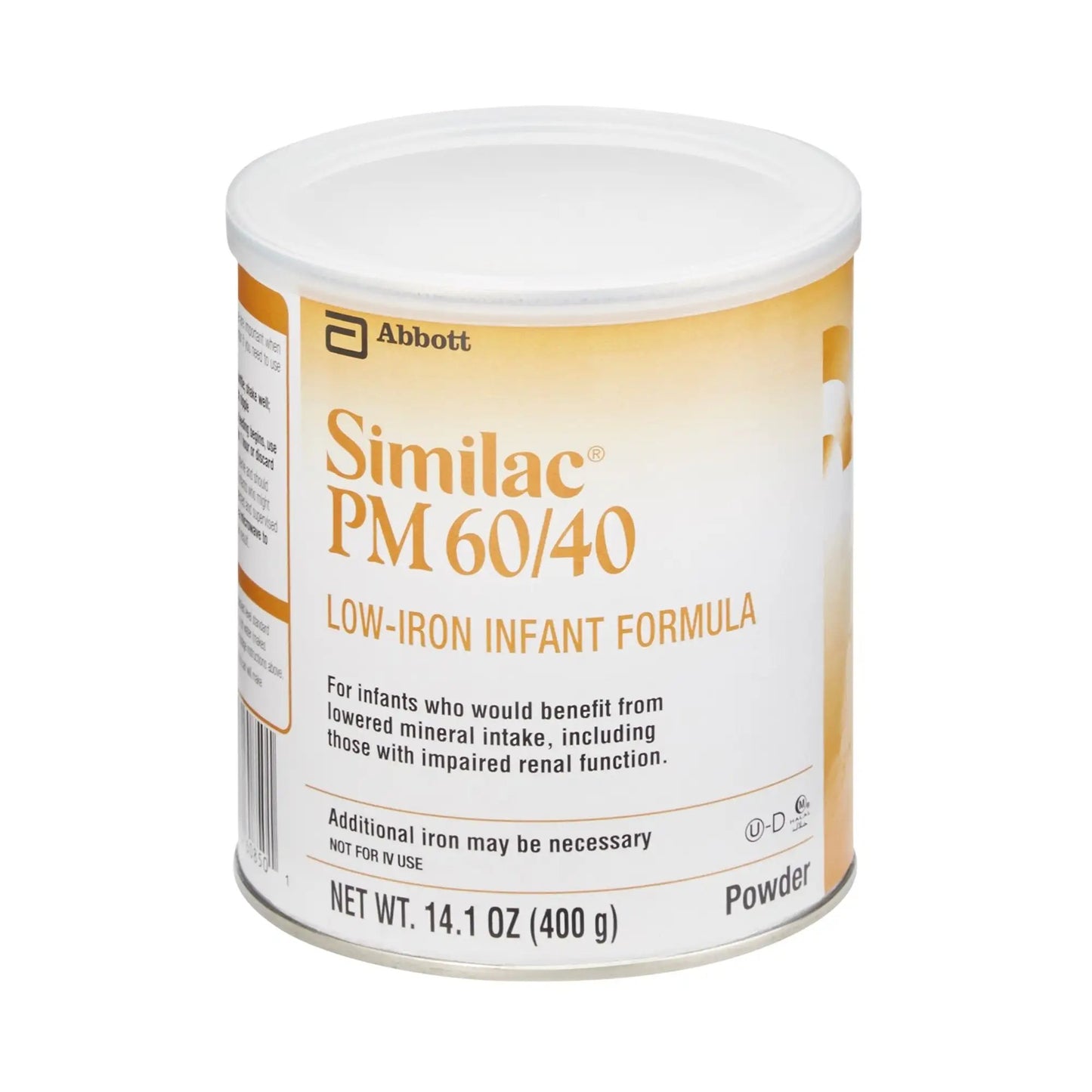 Abbott Similac PM 60 / 40 Low Iron Powder Infant Formula 14.1 oz. Can