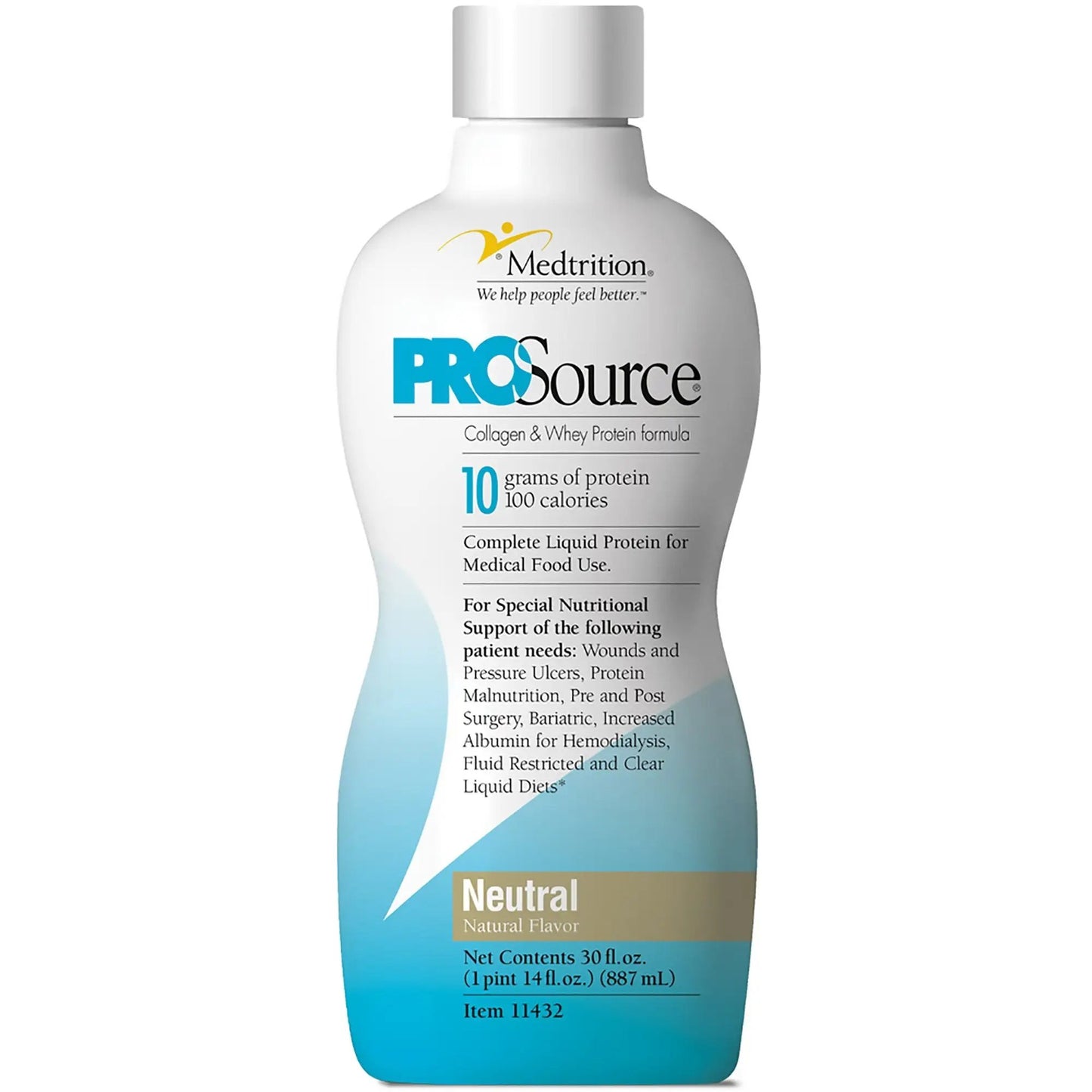 ProSource Unflavored Ready to Use Protein Supplement, 30 oz. Bottle