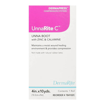 UnnaRite C Unna Boot, Calamine/Zinc Oxide, 4 Inches X 10 Yards - 78410ZC