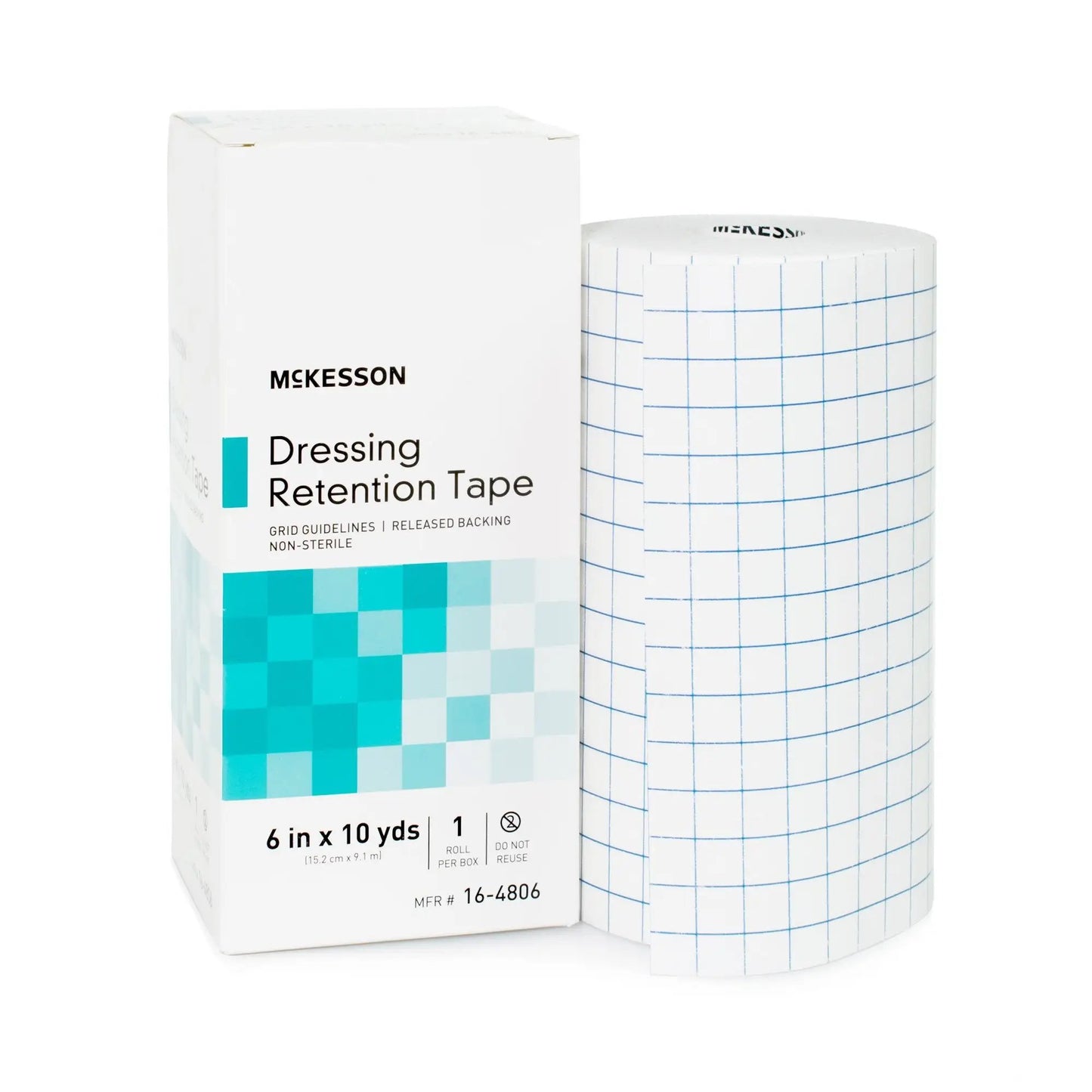 McKesson Dressing Retention Tape, 6 Inch x 10 Yard