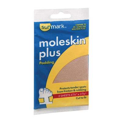 Protective Pad Sunmark One Size Fits Most Adhesive Backing Foot