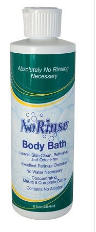 No Rinse Rinse-Free Body Wash 8 oz..