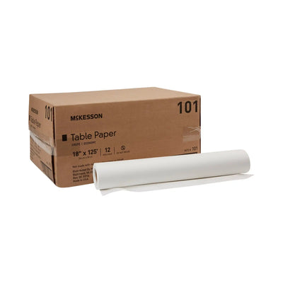 McKesson Table Paper, 18 Inch x 125 Foot
