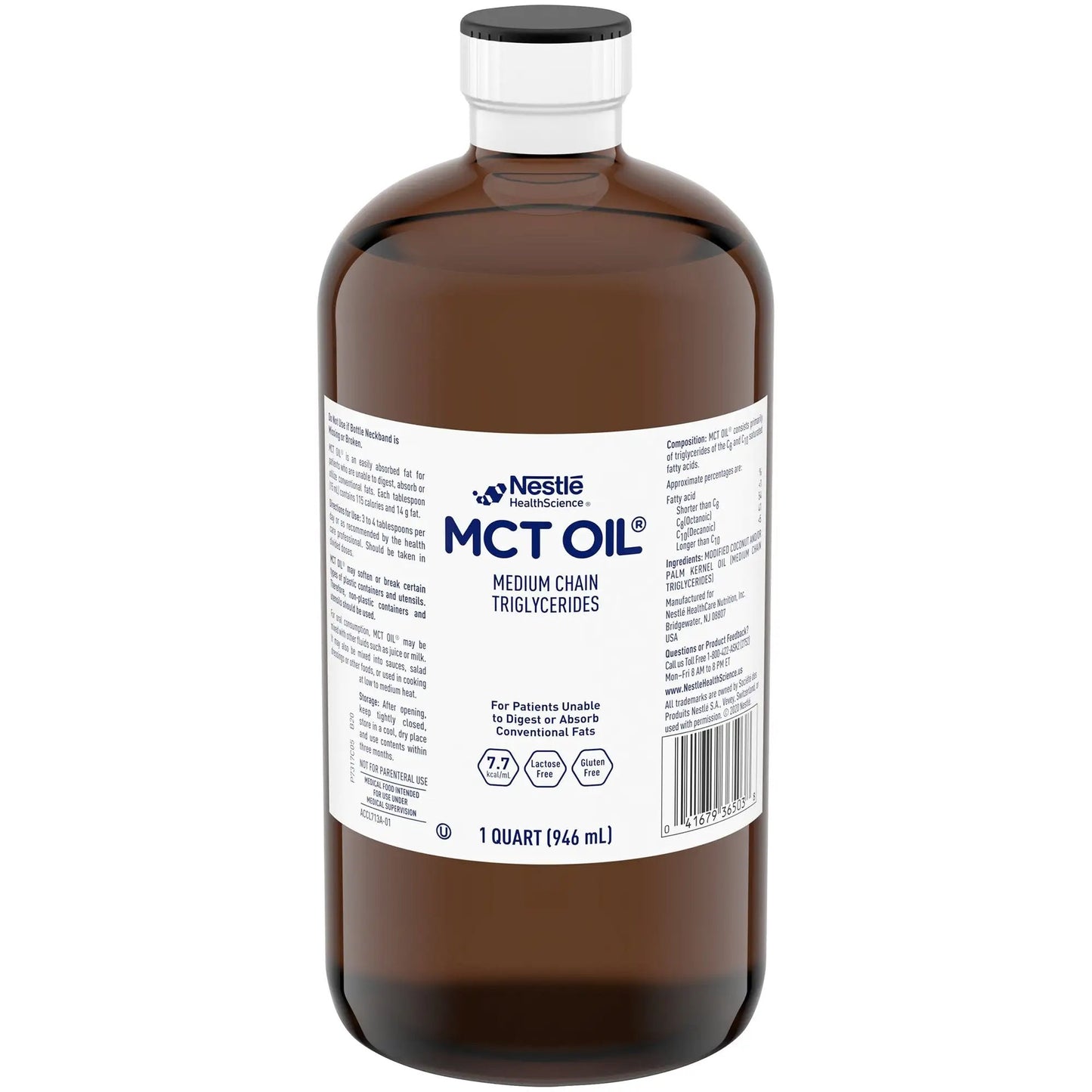 MCT Oil Oral Supplement, 32 oz. Bottle