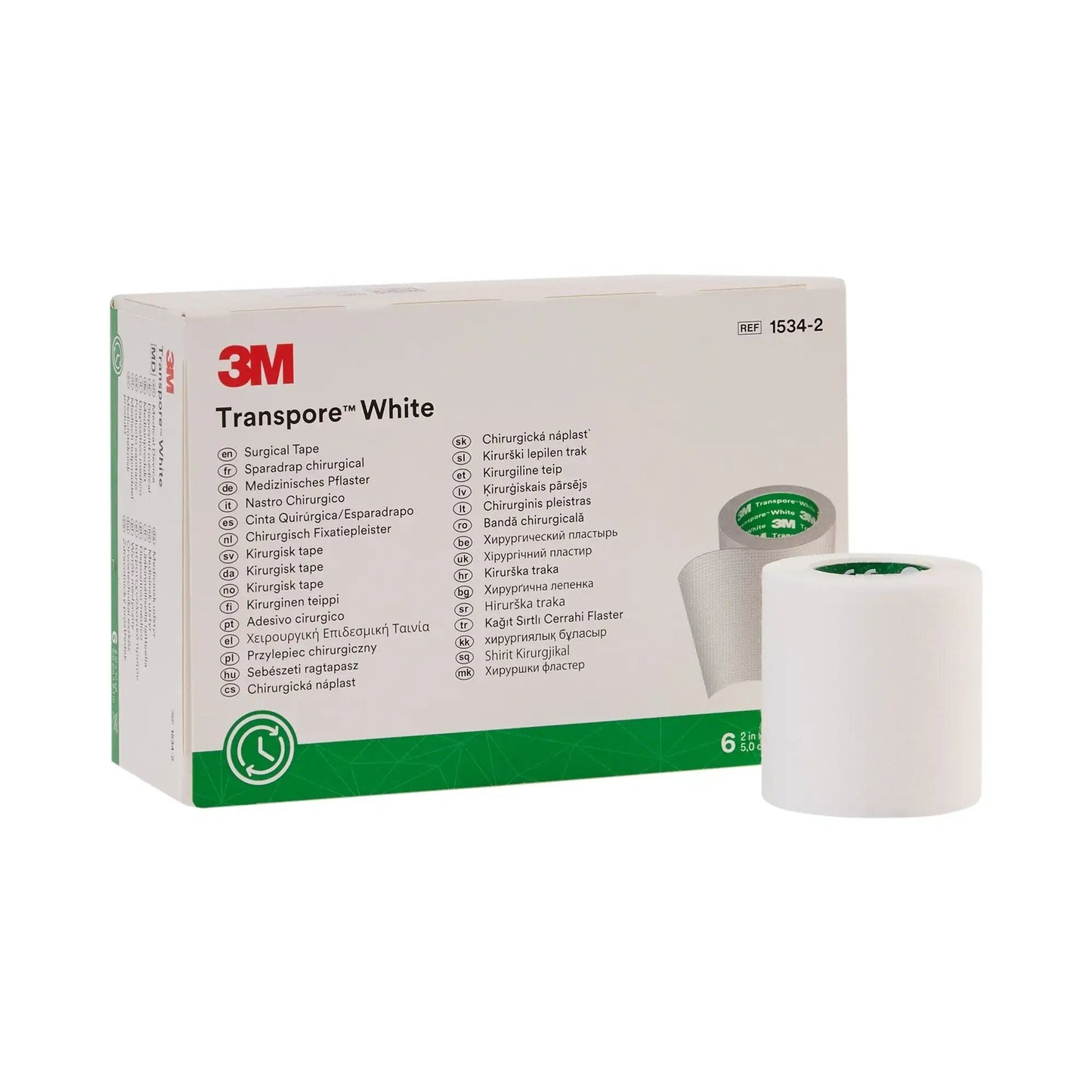 3M Transpore White Medical Tape, 2 inch x 10 yard