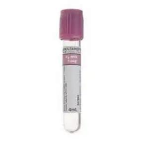 BD Vacutainer Venous Blood Collection Tube, 13 x 75 Tube Size, 4 mL Draw Volume
