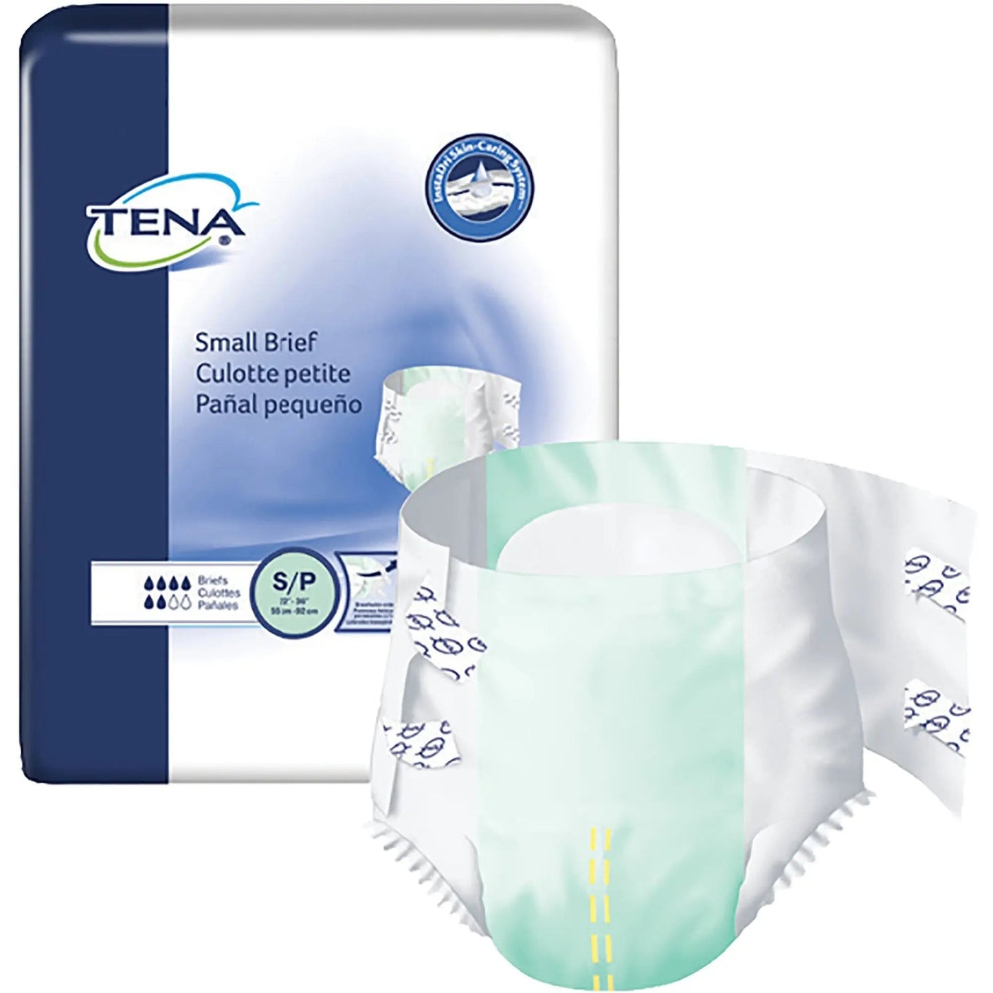 TENA Adult Incontinence Small Brief, Moderate Absorbency